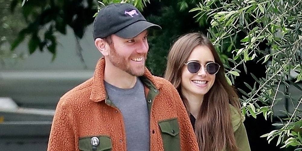 Lily Collins Shares Some Laughs With Boyfriend Charlie McDowell During Walk in LA - www.justjared.com - county Mcdowell