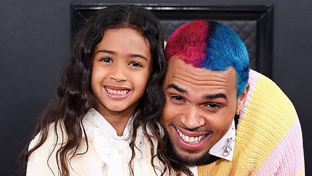 Chris Brown Shares Pic Of Daughter Royalty, 5, Modeling Face Protection — See Pic - hollywoodlife.com