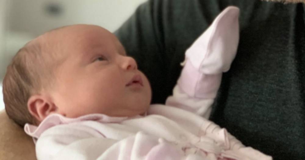 James Jordan shares touching new photo cradling baby daughter Ella as they self-isolate - www.ok.co.uk - Jordan