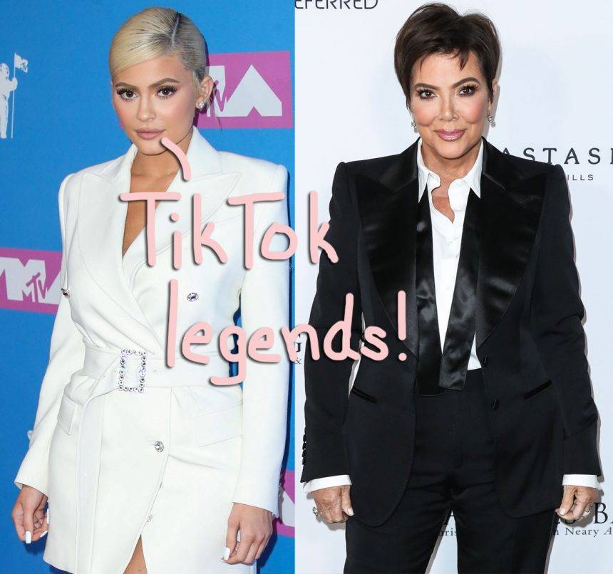 Kylie Jenner & Momager Kris Jenner Reunite During Quarantine To Produce Some HILARIOUS TikTok Videos! - perezhilton.com