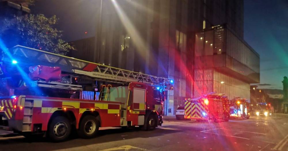 Major fire service response after someone had a BARBECUE on the 34th floor of the Beetham Tower - www.manchestereveningnews.co.uk - Manchester