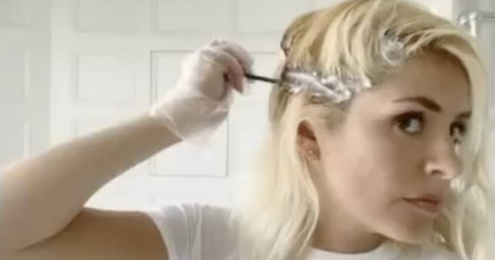 Holly Willoughby reveals how she dyes her hair in step-by-step seven-minute tutorial: “I colour it all the time” - www.ok.co.uk