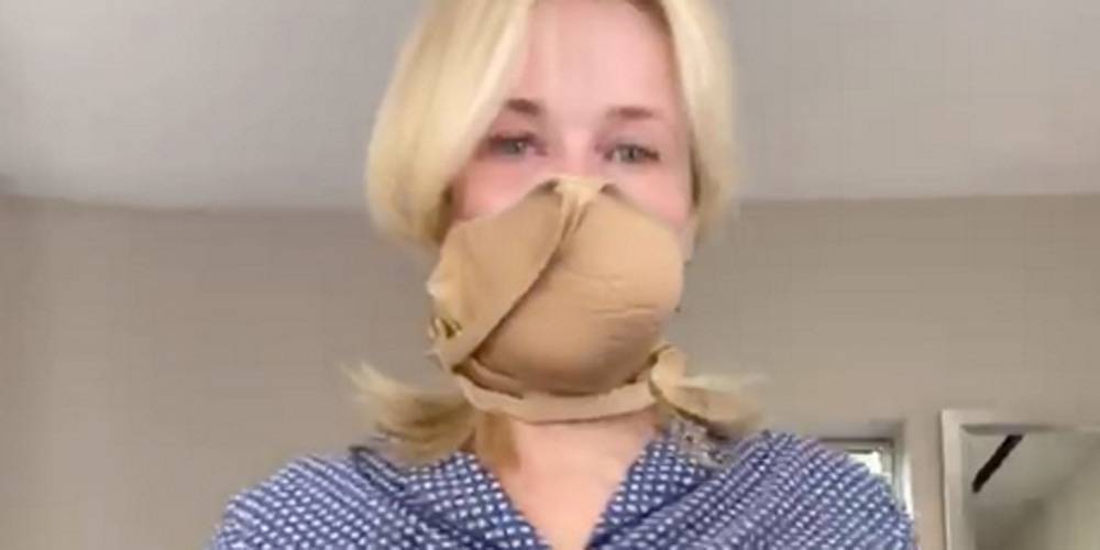Chelsea Handler Turns Her Bra Into a Face Mask Amid Pandemic - Watch! (Video) - www.justjared.com