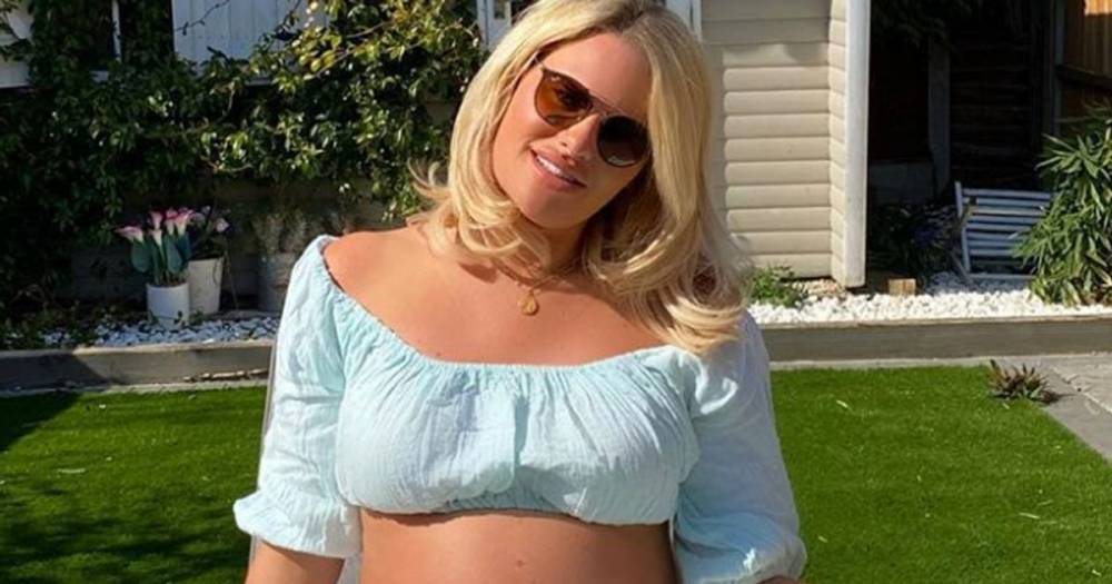 Danielle Armstrong hits back at troll who criticises her for proudly showing off baby bump - www.ok.co.uk