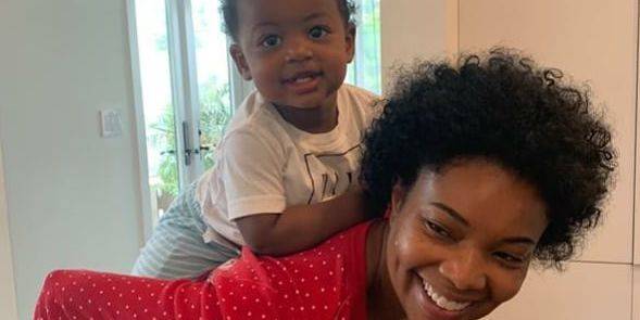 Gabrielle Union is Embracing Her Natural Hair During Quarantine - www.marieclaire.com