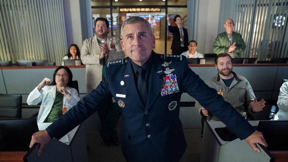'Space Force' Shares First Look at Steve Carell, Lisa Kudrow in Race for Galactic Dominance - www.etonline.com - USA
