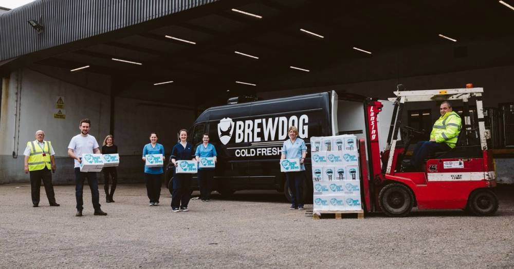 BrewDog drops off 5,000 bottles of hand sanitiser to NHS after first gel turned down - www.dailyrecord.co.uk - Scotland
