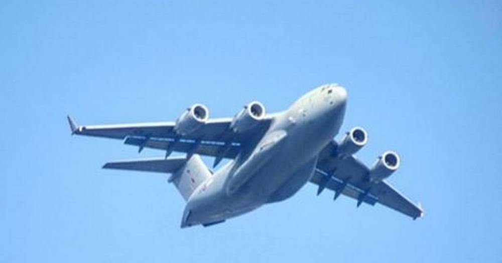 This is why a huge military plane has been flying around Manchester today - www.manchestereveningnews.co.uk - Manchester