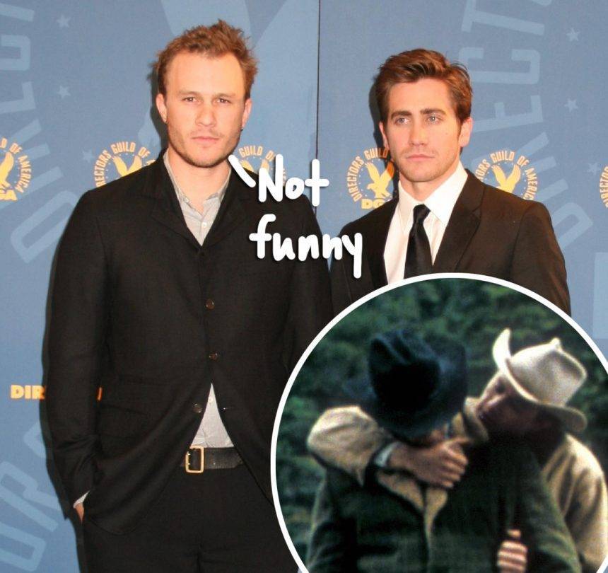 Heath Ledger ‘Refused’ To Participate In Brokeback Mountain Joke At The 2007 Oscars, Says Jake Gyllenhaal - perezhilton.com