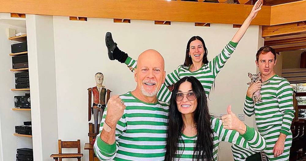 Bruce Willis' wife posts cryptic comment as star in lockdown with ex Demi Moore - www.dailyrecord.co.uk