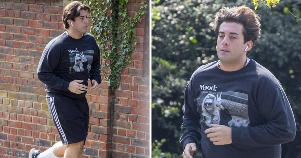 James Argent shows off impressive weight loss as he goes for run wearing Gemma Collins’ meme top - www.ok.co.uk - Thailand