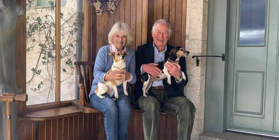 Prince Charles and Duchess Camilla Pose with Their Pups for 15th Wedding Anniversary Photo - www.harpersbazaar.com - Scotland