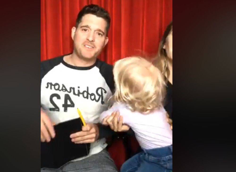 Michael Bublé And Luisana Lopilato’s Adorable Daughter Makes Rare Appearance, Pair Give Fans Tips On What To Watch While In Isolation - etcanada.com
