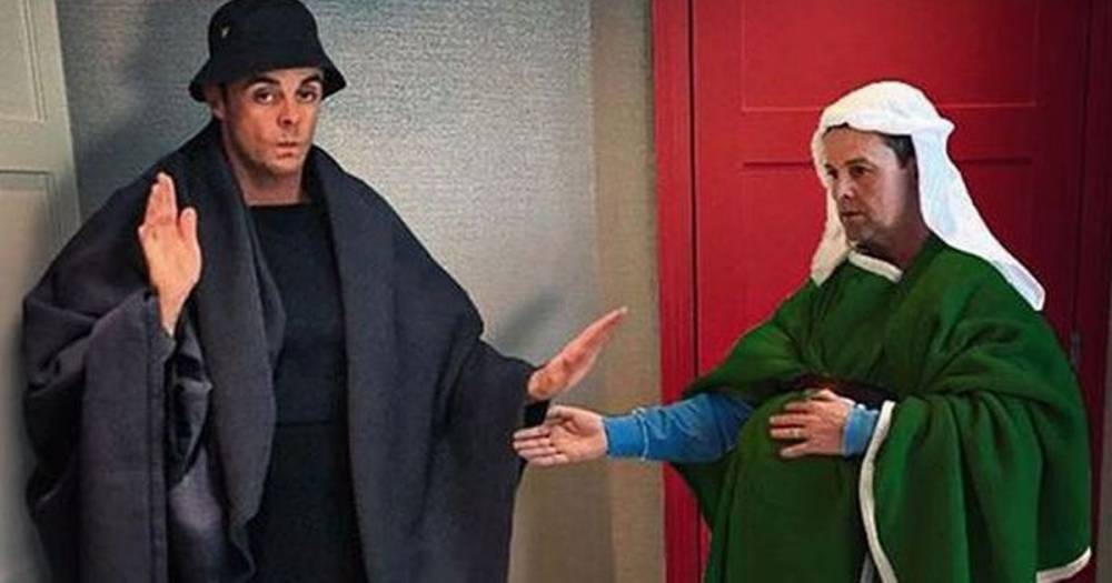 Ant and Dec hilariously recreate iconic Renaissance portrait for new viral isolation trend - www.ok.co.uk