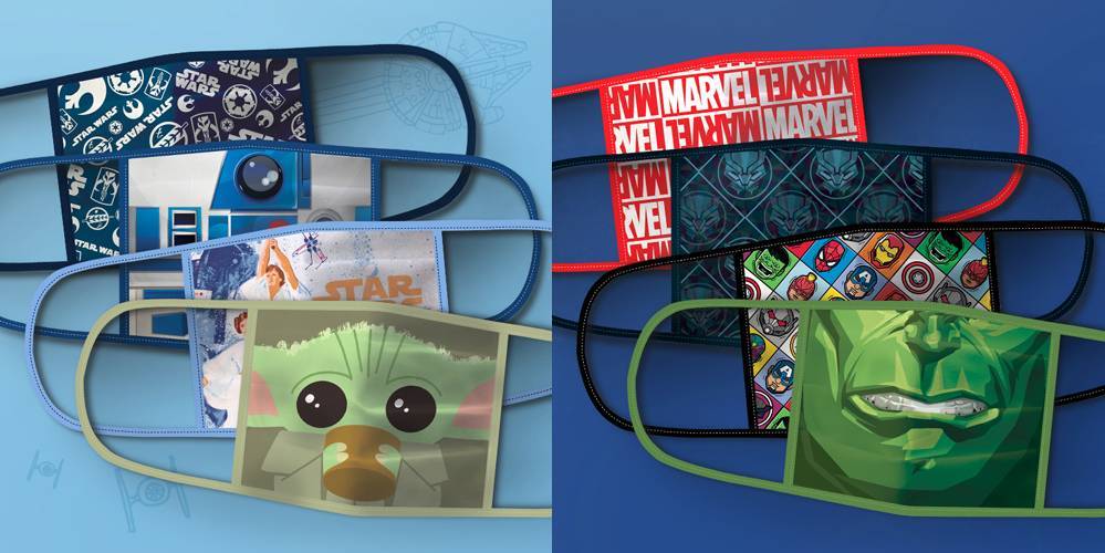 Disney Is Selling Face Masks Featuring Baby Yoda, Pixar Characters, & More for Charity! - www.justjared.com