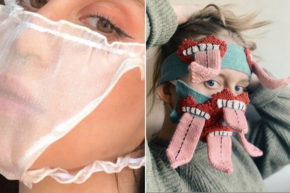 Used panties and kinky tongues: Artists use coronavirus crisis to make sexy masks - nypost.com - New York