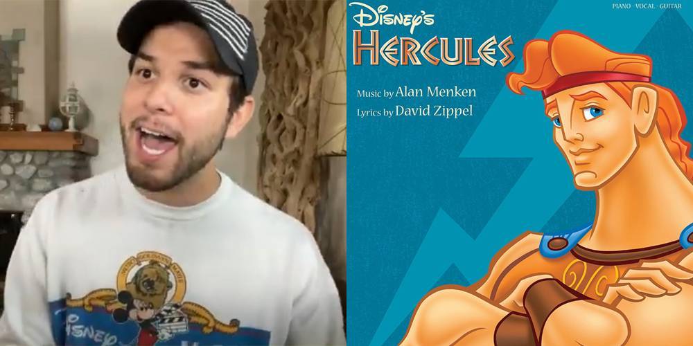 Skylar Astin Sings 'Go the Distance' from 'Hercules' After Live-Action Movie Is Announced! - www.justjared.com