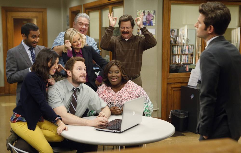 Watch the ‘Parks And Recreation’ cast honour L’il Sebastian in quarantine special - www.nme.com - county Sebastian