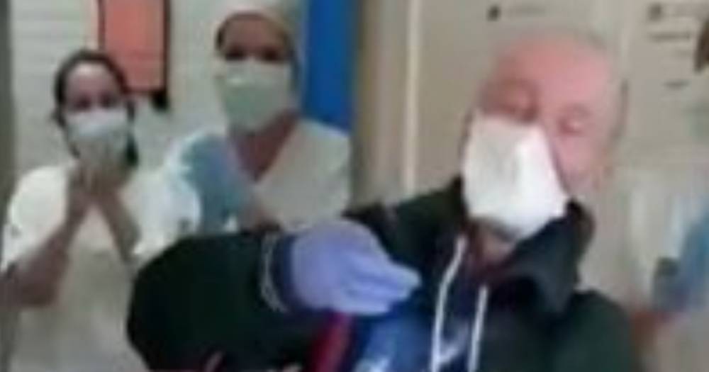 Scots dad beats coronavirus and collapses with joy daughter as surprises him as he leaves hospital - www.dailyrecord.co.uk - Spain - Scotland