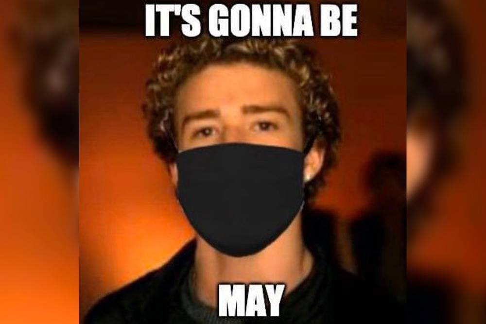 Justin Timberlake gives ‘It’s Gonna Be May’ meme a coronavirus update - nypost.com