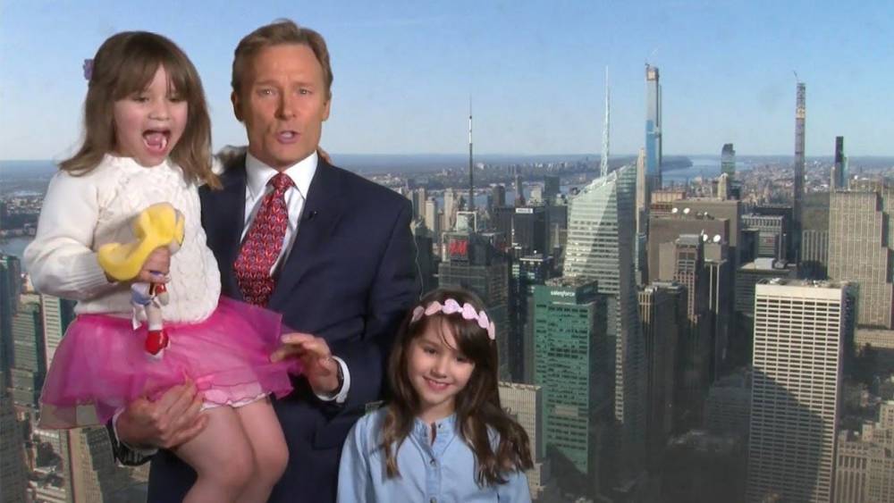 Meteorologist's Live Forecast Hilariously Interrupted by Young Daughters - www.etonline.com - New York