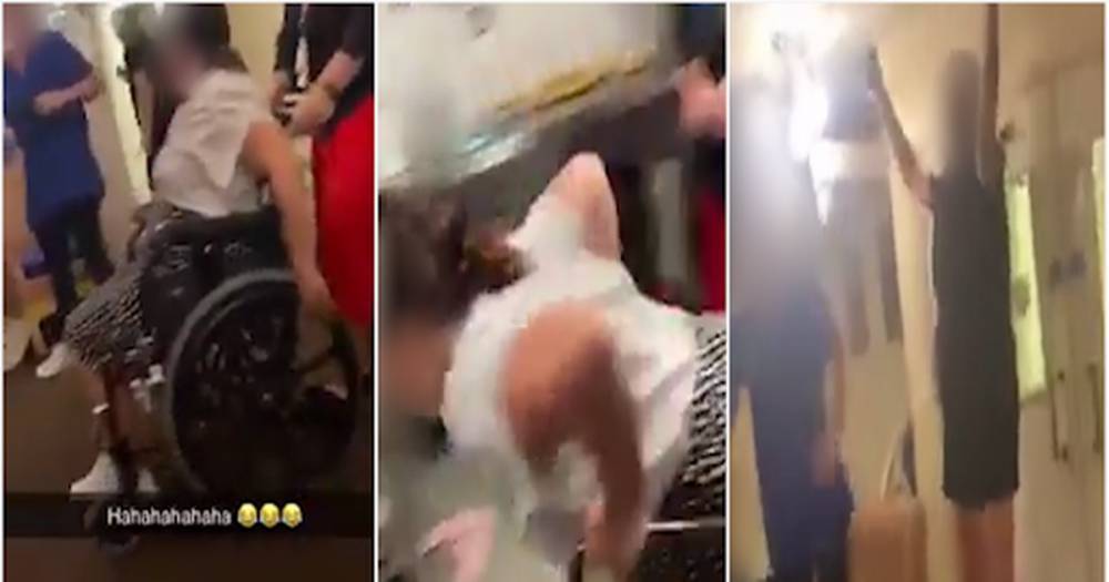 Oldham Council speak out on 'totally unacceptable' footage of care home staff partying, dancing on chairs and doing wheelies in wheelchairs - www.manchestereveningnews.co.uk - county Oldham