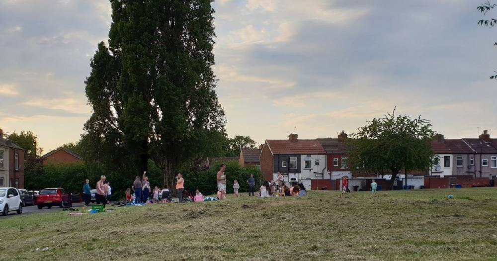 'You are putting people's loved ones at risk': Frustrated police call out dozens of lockdown breakers in Salford park - www.manchestereveningnews.co.uk - Manchester