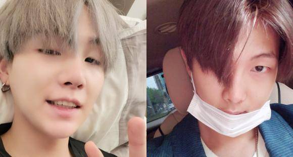 BTS of the Day: Suga spends a lazy day in bed; RM flaunts his new hairstyle - www.pinkvilla.com
