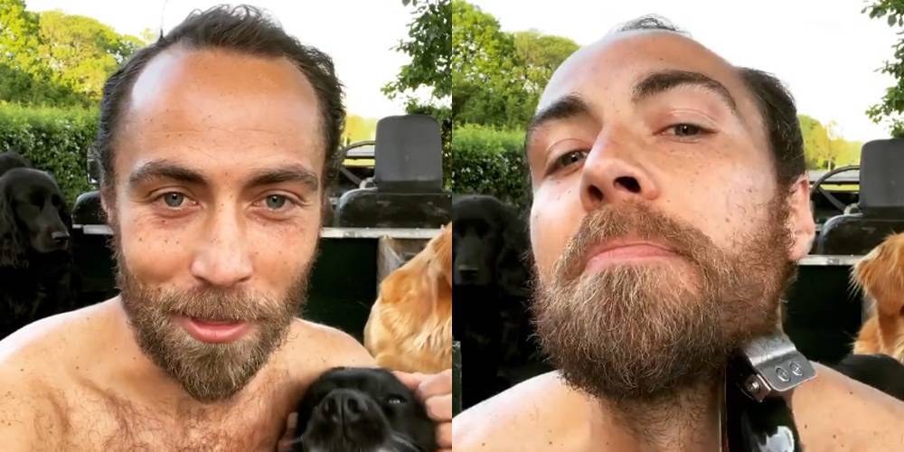 Kate Middleton's Brother James Shaves His Beard While Shirtless on Camera - www.justjared.com