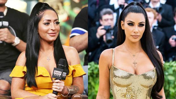 ‘Jersey Shore’s Angelina Looks Identical To Kim Kardashian In New Selfie — See Pic - hollywoodlife.com - Jersey