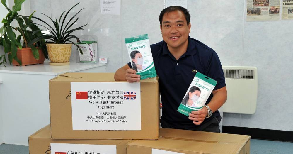Chinese governement donate 20,000 face masks to help Perthshire key workers - www.dailyrecord.co.uk - Britain - Scotland - China