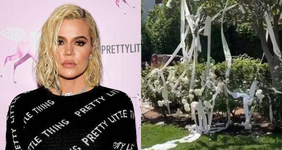Khloe Kardashian covered sister Kourtney's house in toilet paper as a joke and people are fuming - www.pinkvilla.com
