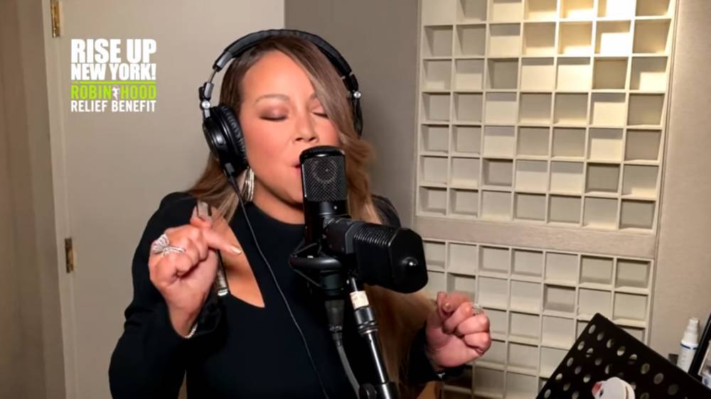 Mariah Carey Performs Incredible Mashup Of ‘Through The Rain’ And ‘Make It Happen’ During ‘Rise Up New York!’ Telethon - etcanada.com - New York - New York