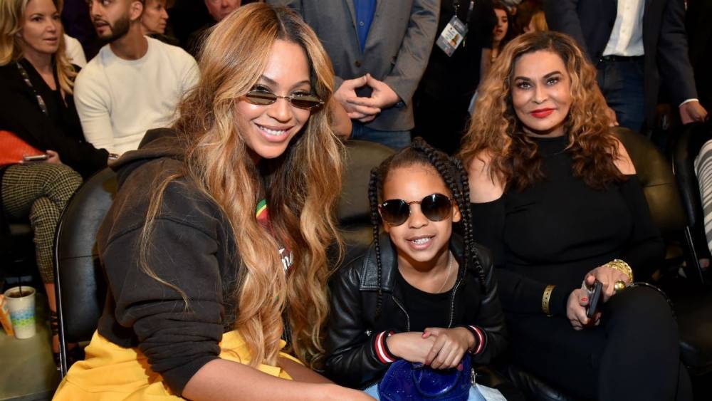 Blue Ivy Crashes Tina Knowles' Mother's Day Instagram With a Message for the Daughters - www.etonline.com
