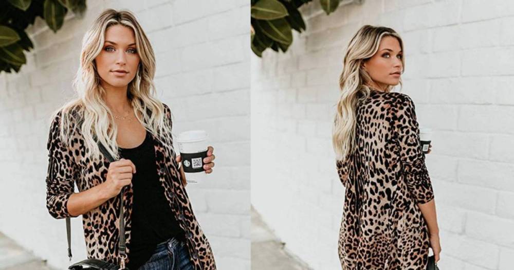 Amazon Reviewers Say This Leopard Print Sweater Is the ‘Best Cardi Yet’ - www.usmagazine.com