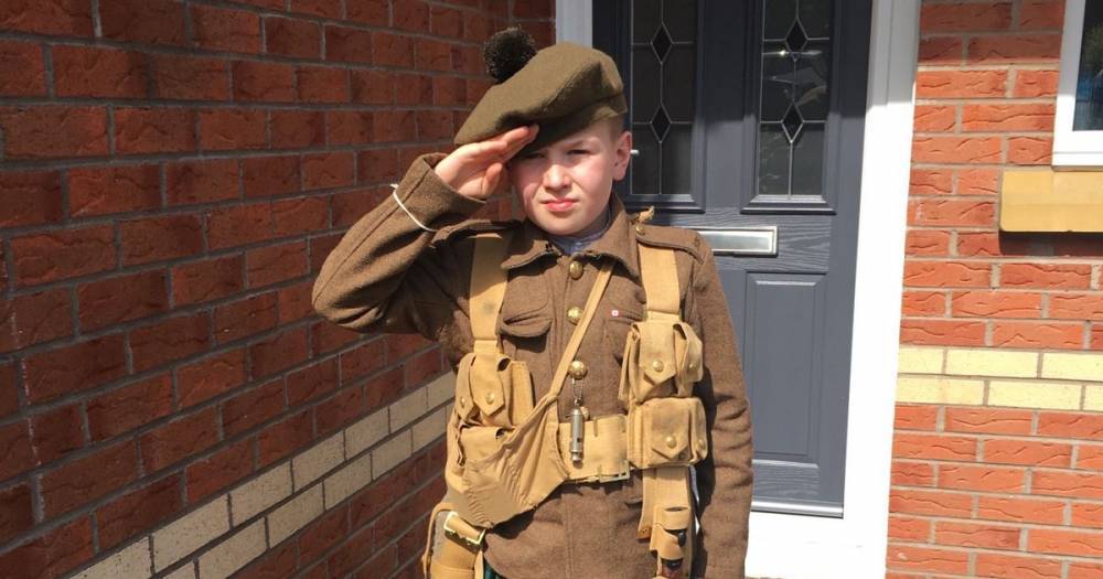 Schoolboy marks VE Day with history lesson for family and neighbours - www.dailyrecord.co.uk - Scotland