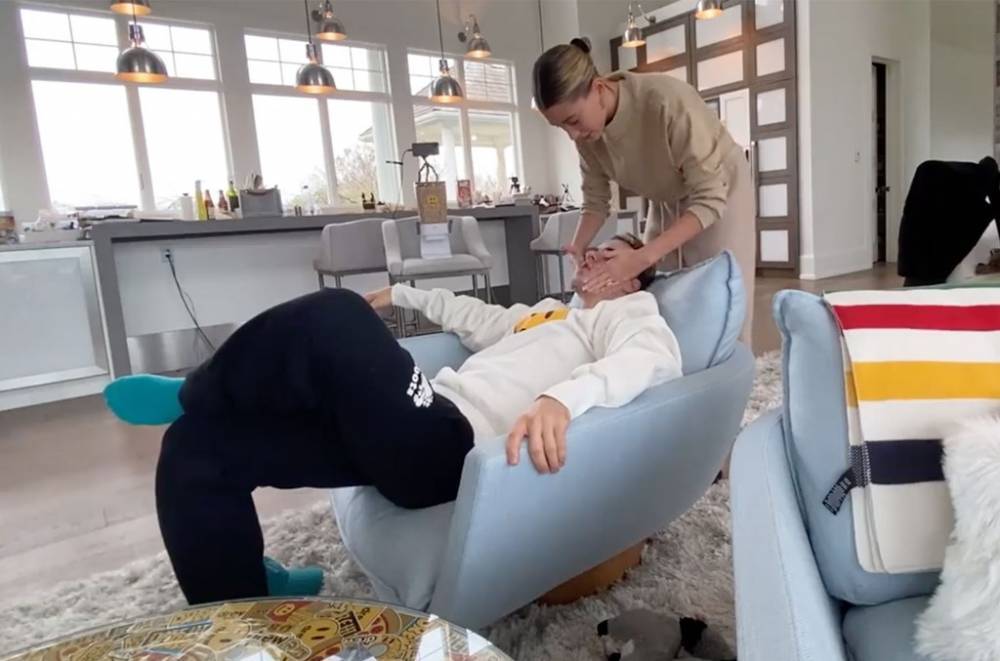 Justin Bieber Gets a Facial and Skin Care Confidence Boost From Hailey in 'Biebers on Watch' Episode: Watch - www.billboard.com