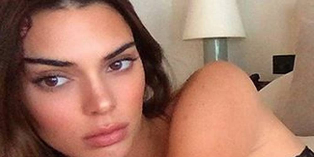 Kendall Jenner Poses in Sexy Lingerie Selfie & Her Sister Kylie Jenner Reacts! - www.justjared.com