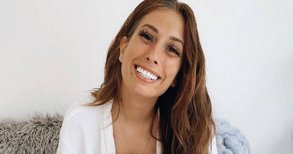 Stacey Solomon shares hilarious hack for cleaning up baby Rex's food mess - www.ok.co.uk