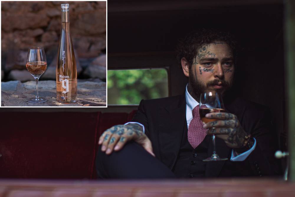 Post Malone to release rose wine, Maison No. 9 - nypost.com - France