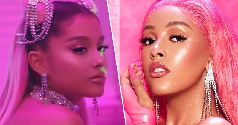 Ariana Grande teases collaboration with Doja Cat: "I'm obsessed with her" - www.officialcharts.com - Britain - USA