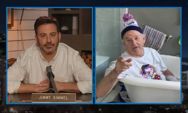 Bill Murray Calls Out Young People For Not Wearing Masks During Pandemic, Chats To Jimmy Kimmel While Sitting In His Bathtub - etcanada.com - South Carolina
