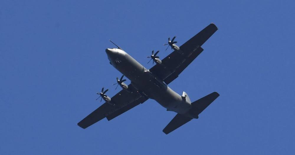 Military aircraft seen flying over Greater Manchester skies again - www.manchestereveningnews.co.uk - Manchester - county Norton