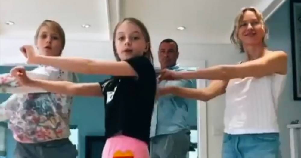 Exes Naomi Watts and Liev Schreiber Reunite for TikTok Dance With Their Kids Amid Quarantine: Video - www.usmagazine.com
