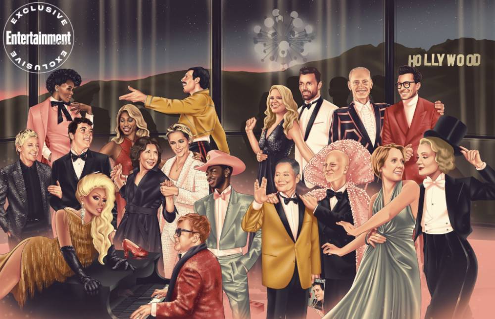 Entertainment Weekly’s Illustrated Pride Month Cover Celebrates 18 LGBTQ Icons - thegavoice.com - county Jack - county Hughes