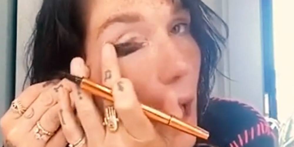 Kesha Recreates Her 'Tik Tok' Single Cover in Viral TikTok - Watch! (Video) - www.justjared.com