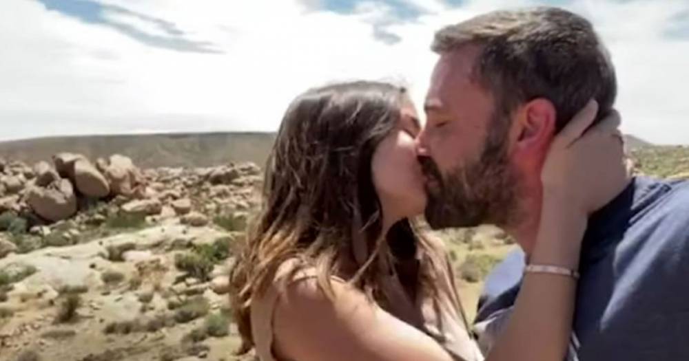 Ben Affleck Kisses Girlfriend Ana de Armas in the Desert in Sexy Music Video - www.usmagazine.com