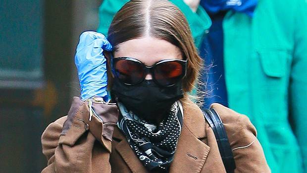 Ashley Olsen Covers Up In Protective Face Gear In 1st Photos Since Sister Mary-Kate Filed For Divorce - hollywoodlife.com