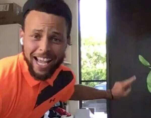 Stephen Curry Gives Fans Their Sports Fix While Attempting a Golf Trick Shot - www.eonline.com
