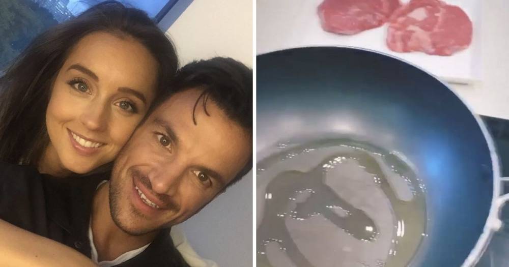 Peter Andre makes romantic dinner for wife Emily after ‘being in the dog house’ for showing son’s face on TV - www.ok.co.uk